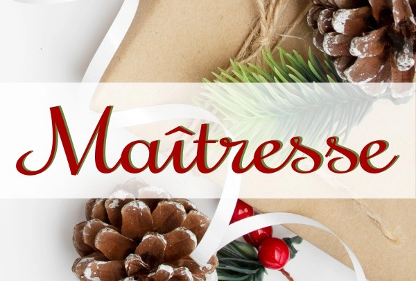 Cadeau de Noël pour Nounou